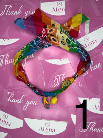 Cocker/bracciale Ibiza multicolor